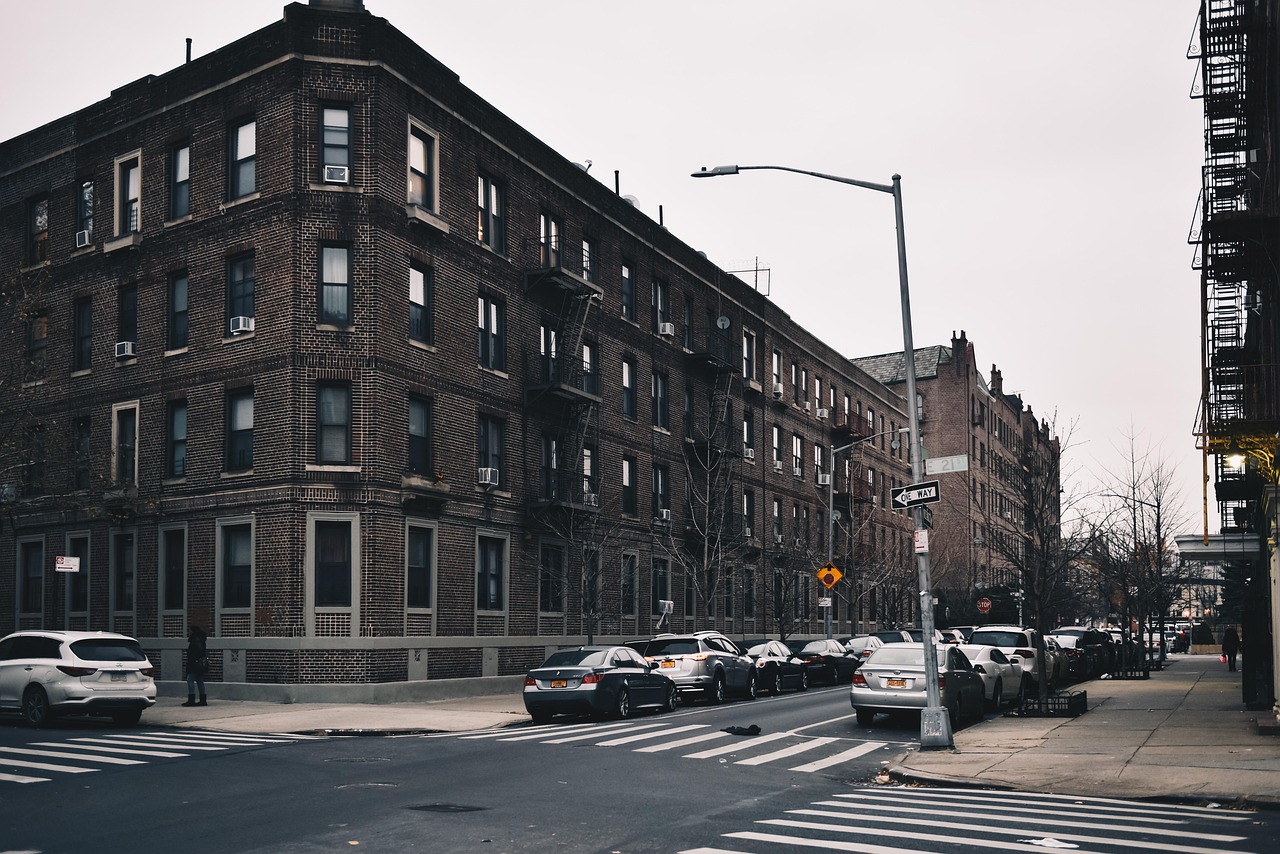 An NYC Street of Condos and Co-ops. NYC Condo/Co-op Litigation Lawyer concept image